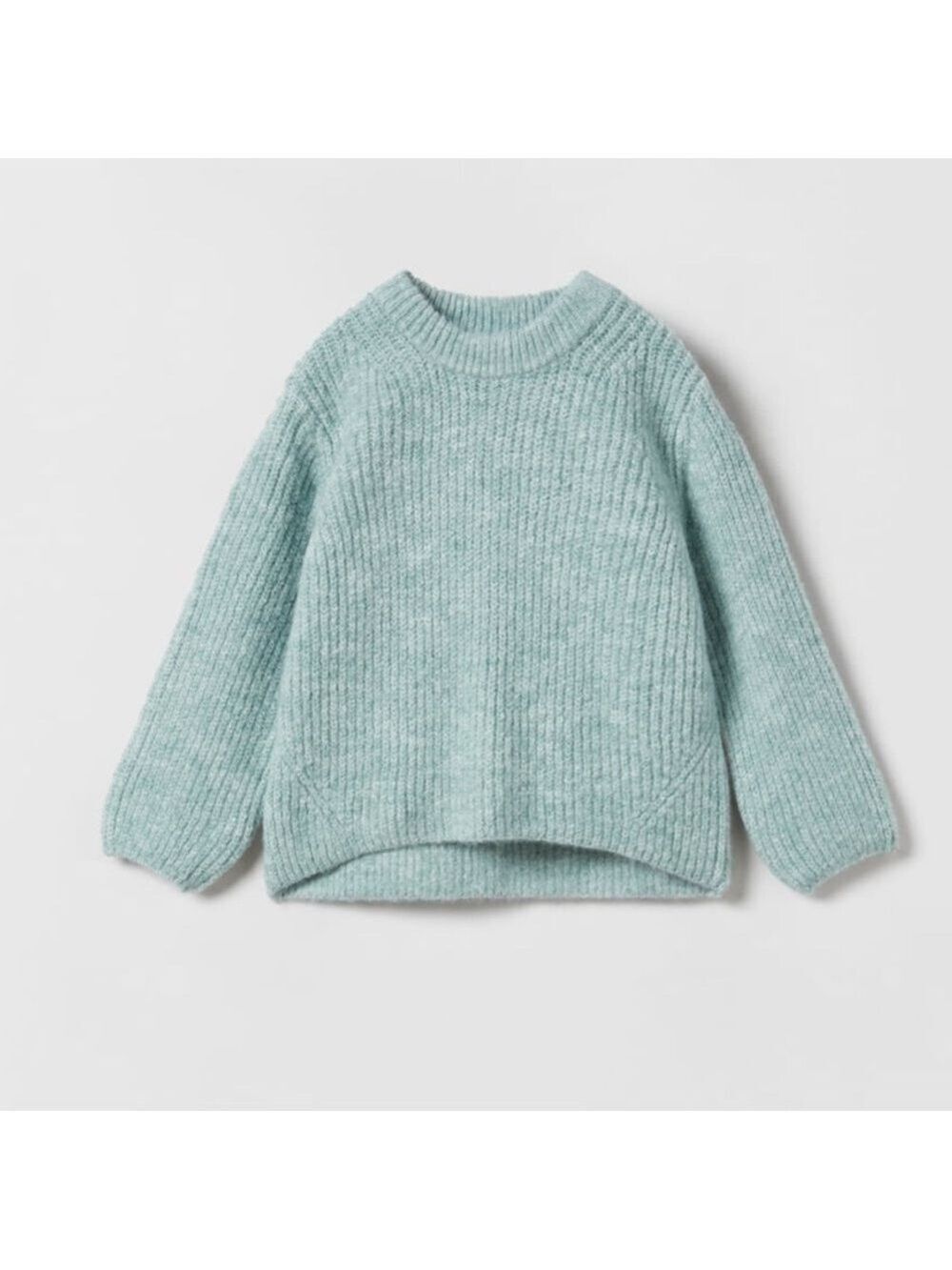 HALF CARDIGAN STITCH KNIT SWEATER
